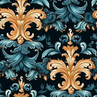  欧式纹理，巴洛克风格，无缝贴图，素材