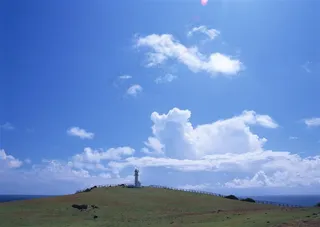 晴空万里背景摄影图片