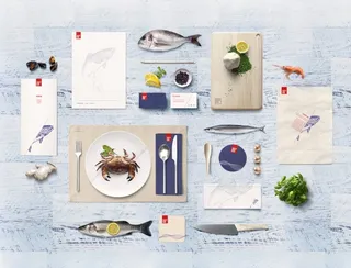 设计厨房用具海鲜样机