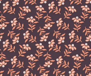 花卉唯美手绘花朵面料纹理手机壳布料面料印花服装矢量图案素材