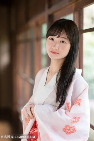 穿着和服的日本小姐姐高清图片