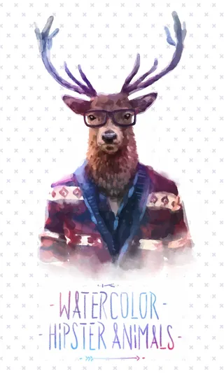 拟人动物 卡通头像