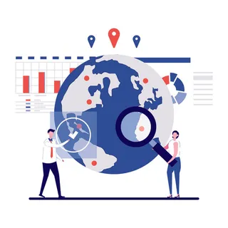 扁平化人物场景办公互联网等距ai矢量设计网页海报UI素材插画