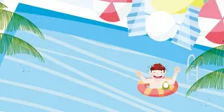 夏天 清爽夏日背景