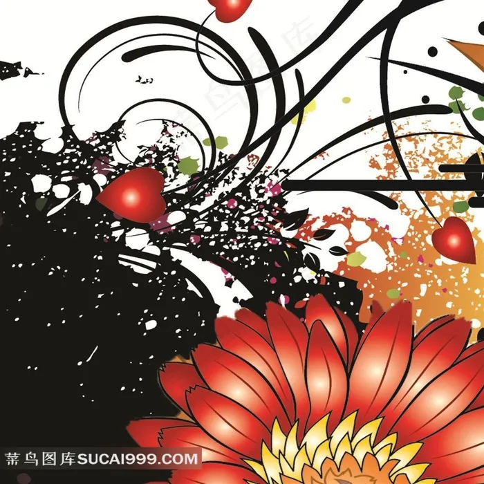 花朵高清装饰画设计素材