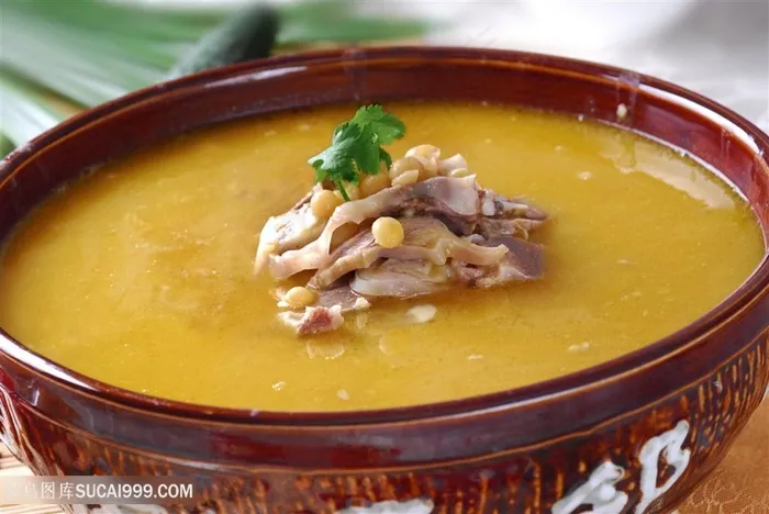 汤豆汤仔肺的美食图片