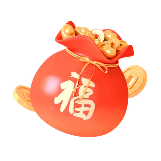 新年元素素材红色喜庆新春兔年