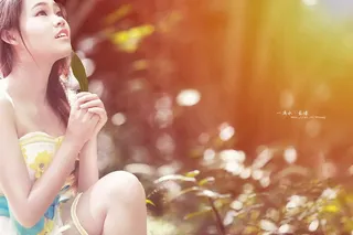 摄影图片人物美女模特照片