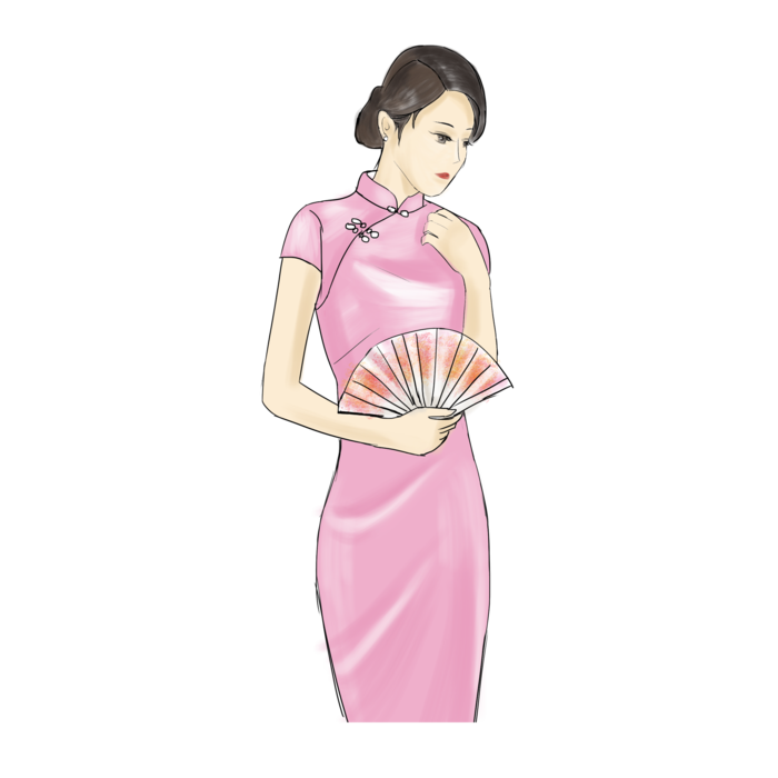 传统旗袍美女 (156)