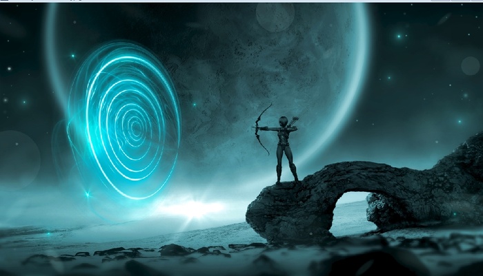 元宇宙世界风景背景墙