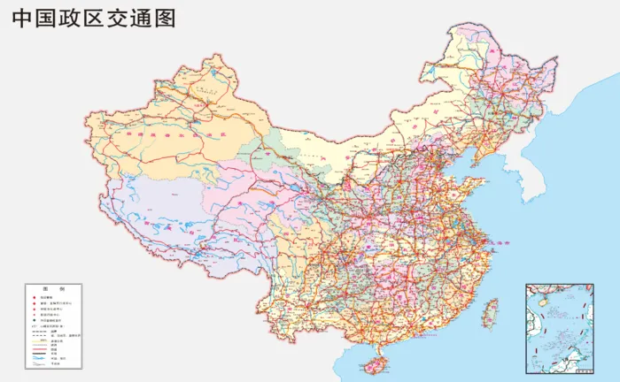 (CDR格式)中国地图矢量图印刷行政cdr矢量模版下载