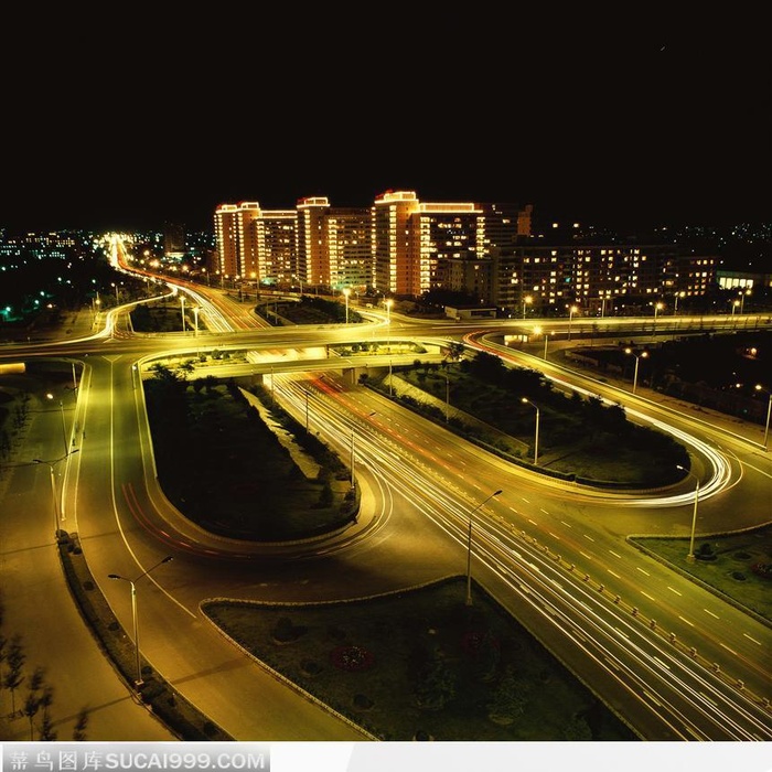 道路夜景