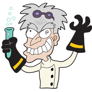 博士怪人实验卡通少儿兴趣班素材