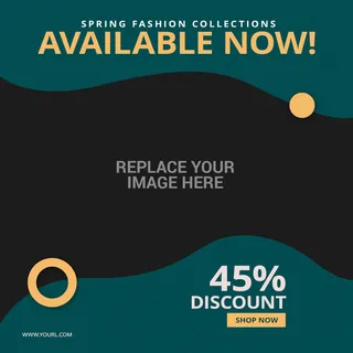 设计英文广告销售横幅素材