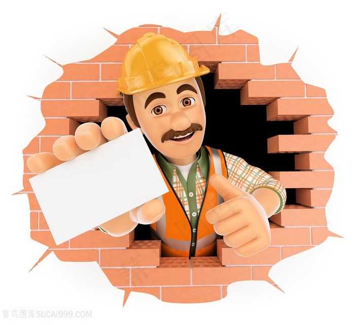 拿着锯的工人高清图片