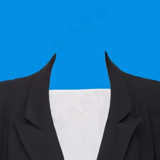 西装模板  女生西装 寸照模板 西装 证件照 西服 免抠  