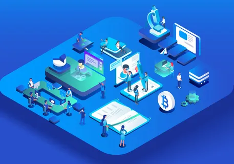 商务2.5D未来科技商务素材