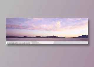 宽幅天空云朵蓝天白云晚霞云层