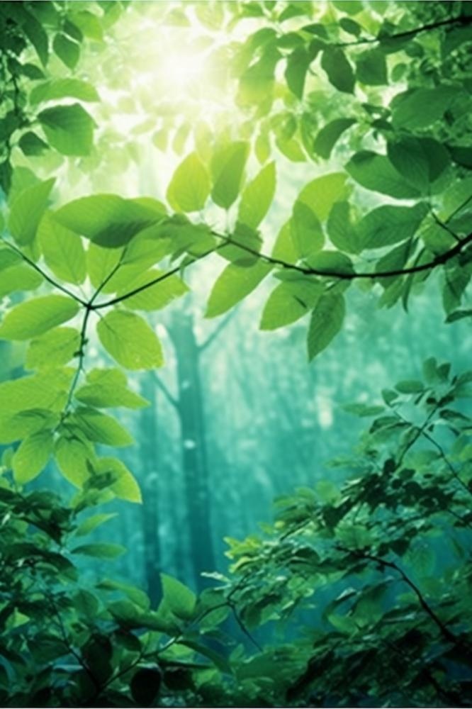 阳光从树叶洒下来光影光圈摄影背景