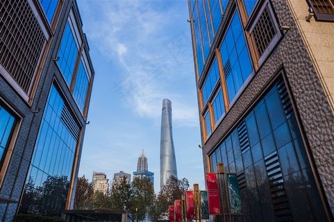 上海外滩金融中心建筑风景摄影