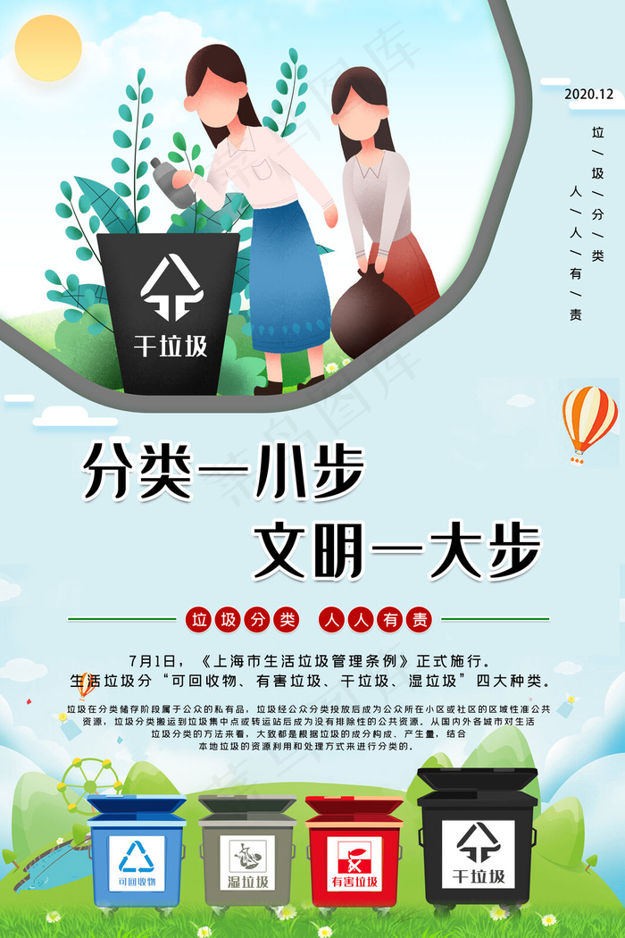 垃圾分类海报