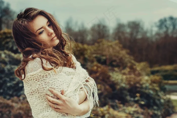 时尚清纯可爱的女孩摄影图片