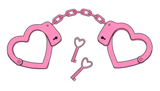 心锁爱情手铐