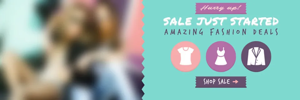 浅蓝电商英文banner轮播图