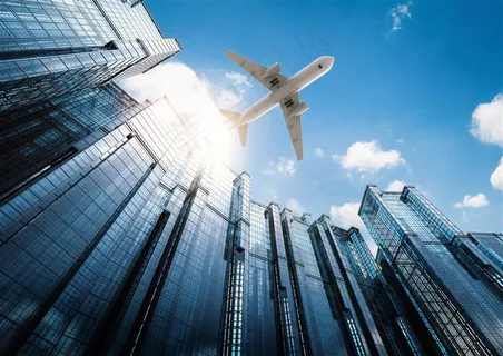 城市上空的飞机高清图片航天宇宙 城市上空的飞机高清图片航天宇宙