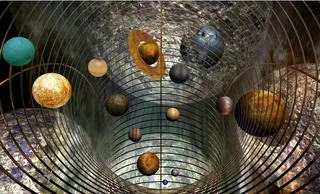 元宇宙世界天空风景背景墙