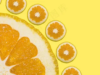 夏天夏季夏日黄色柠檬