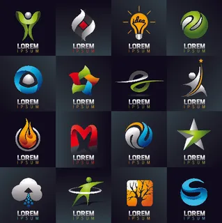 手绘Logo标志素材