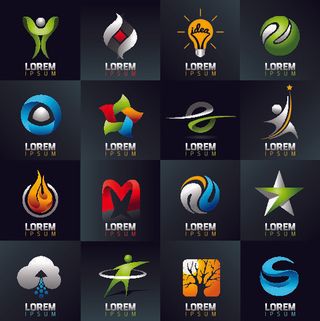 手绘Logo标志素材