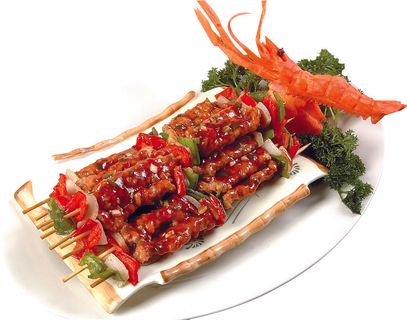 串烧牛柳 36元 串烧牛柳 36元