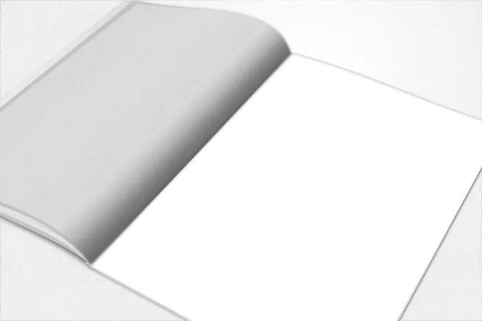 简约画册样机psd模版下载