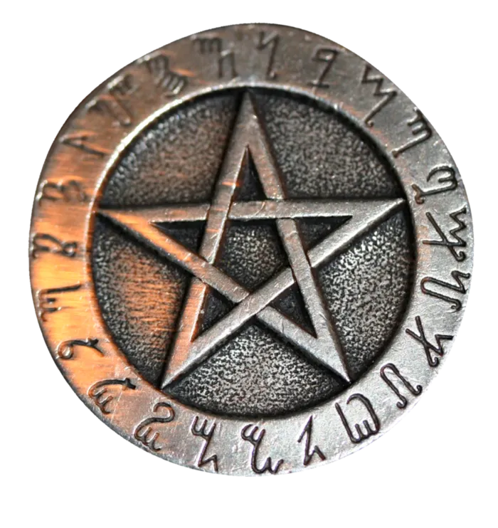 金属钱币五角星