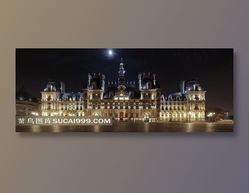 欧美建筑 高档 贵族建筑 夜景