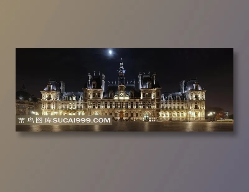 欧美建筑 高档 贵族建筑 夜景