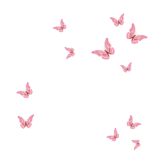 粉红蝴蝶飞舞