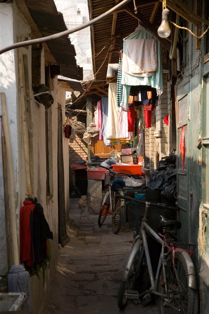胡同风景建筑图片素材