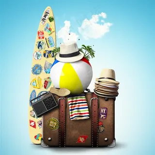 旅行箱与旅行用品高清图片