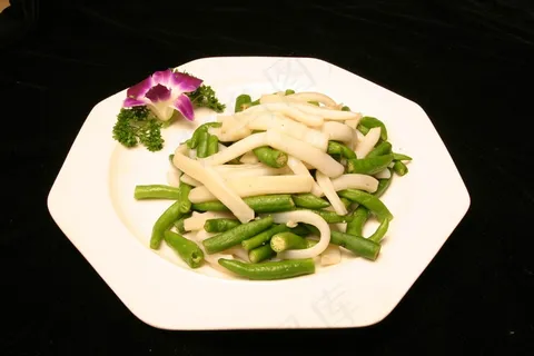 粤菜1060杭椒烧鲜鱿 粤菜1060杭椒烧鲜鱿