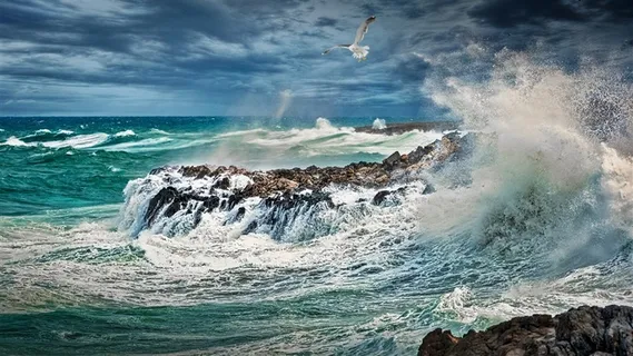 翻滚的大海浪 翻滚的大海浪