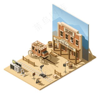 现代城市建筑背景_矢量建筑效果