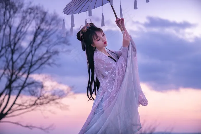 时尚清纯可爱的女孩摄影图片