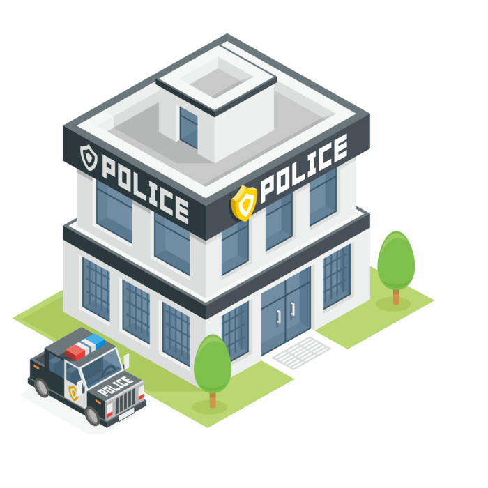 警察局卡通