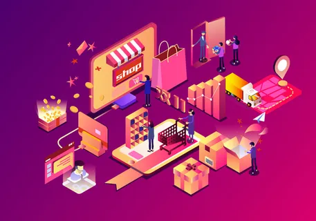 商务2.5D未来科技商务素材