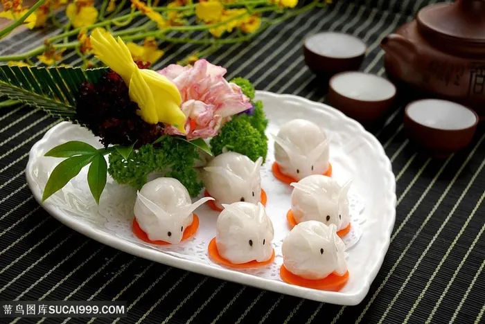 水晶玉兔饺的美食图片