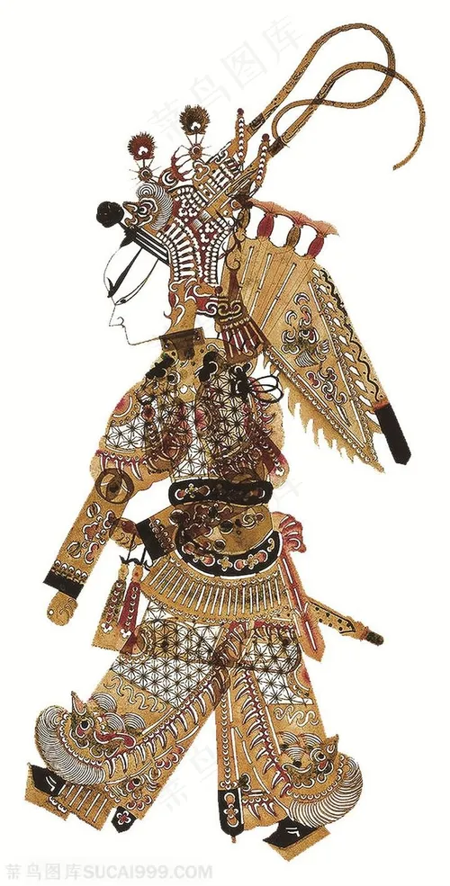 皮影戏中国风图片