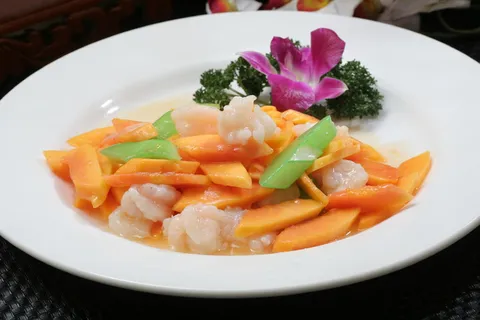 木瓜虾球28元例